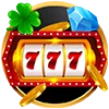 Slot de neón con composición de alta densidad